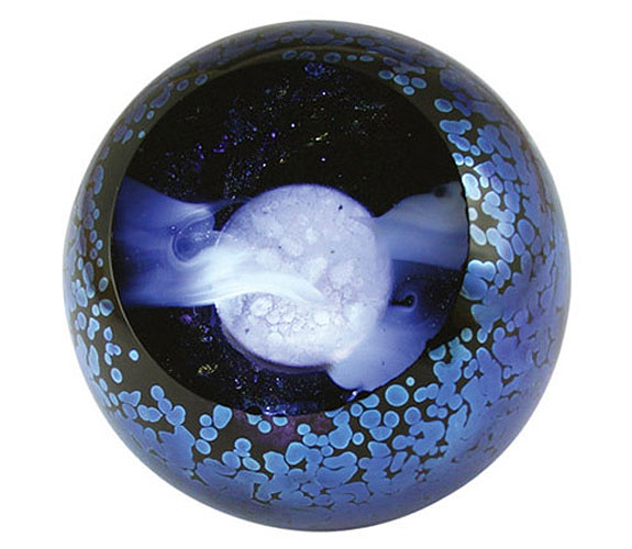 Full Moon Paperweight by Glass Eye Studio